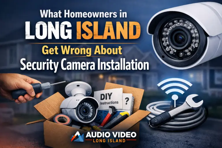 What Homeowners in Long Island Get Wrong About Security Camera Installation